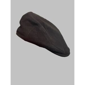 Stetson Duckbill Cap Black Wool Polyester Blend Size XL New With Tags